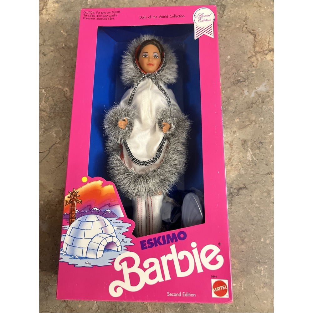 Eskimo Barbie Dolls of the World Second Edition 1990 Mattel